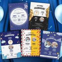 Double Birthday Party Invitations for Kids