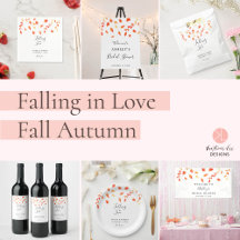 Falling in Love Fall Autumn Wedding