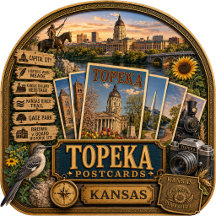 Topeka Kansas Postcards/Gifts
