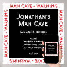 Value Poster Prints - Man Cave