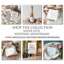 Silver 25th Wedding Anniversary