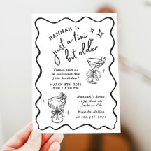 Retro Modern A Tini Bit Older 30th Birthday