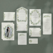 Snowberry+Eucalyptus Winter Wedding - Cream