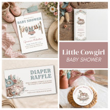 Little Cowgirl Baby Shower Collection