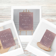 Romantic Simple Dusty Rose Wedding Suite