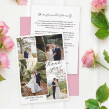 Elegant Wedding Thank You Cards
