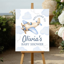 Airplane Baby Shower Invitation Oh Boy Collection