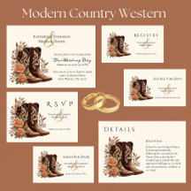 Country Western Flowers with Cowboy Boots