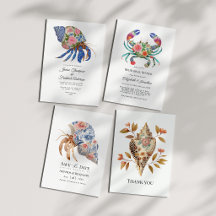 Floral Coastal Nautical Beach Wedding Collection