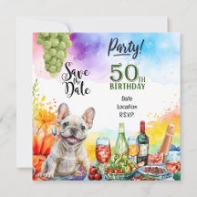 French Bulldog 50th Birthday Party 