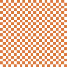 Amber Glow and white checks