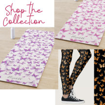 Butterfly Yoga Mats and Accessories