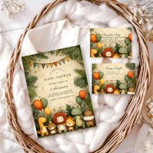 Vintage Safari Dinosaur Baby Shower