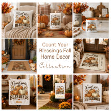Count Your Blessings Fall Home Decor