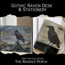 Gothic Raven Desk & Stationery