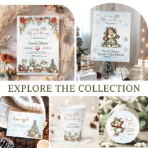 Winter Merry Puppy Baby Shower Collection 