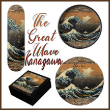 The Great Wave Vintage Japanese Painting 