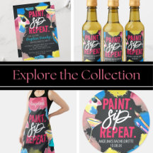 Chalkboard Paint and Sip Bachelorette Party