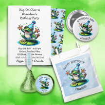 Dancing Frog Themed Boy's Birthday Party