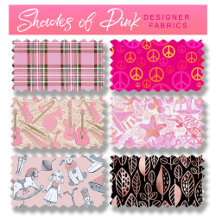 Shades of Pink Custom Fabric Templates