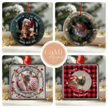 Dog Cat Pet Memorial Photo Ornaments Collection