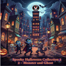 Spooky Halloween Collection II: Monsters, Ghosts 