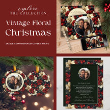 Vintage Floral Christmas 