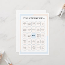 Find Someone Who Bingo Activity