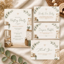 Neutral Boho Nesting Party Baby Shower