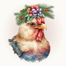 Festive Chickens