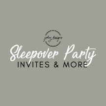 Sleepover Invitations and Goodies
