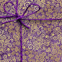   Gold Pastel Swirls Crafts and Gifts Tissue Paper