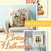 Mid-Century Vintage Style Halloween Collection