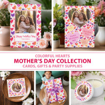 Colorful Hearts Mother's Day Collection