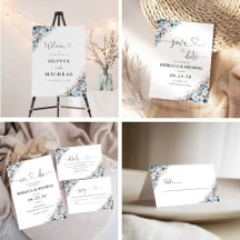 Blue Boho Floral Collection