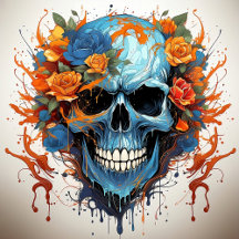 Abstract Skull Logo Designs