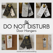 Do Not Disturb Door Hangers