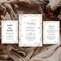 Neutral Watercolor Floral Wedding Collection Suite