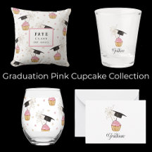 Graduation Pink Cupcakes