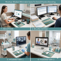 Santa Fe Dental Clinic Decor & Branding Suite