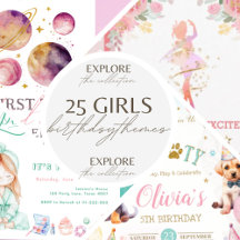 Top 25 ✨ Girls Birthday Themes