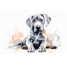 Great Dane Delights: Watercolor Art Collection