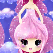 Pink Fairies Dream Land Pattern