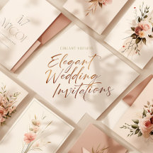 Elegant Wedding Invitations