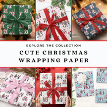 Cute Christmas Wrapping Paper