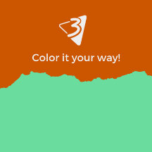 Orange and Turquoise Pillows - Living Room