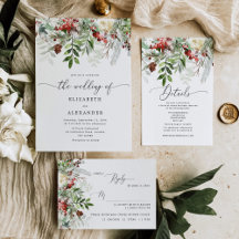 Modern Winter wedding collection