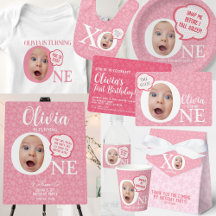 Babies want to talk! Baby Girl's 1st Birthday