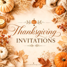 Thanksgiving Invitations