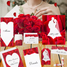 elegant couple red roses